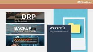 Elementos de productividad: DRP / Backup / BCP | PDF