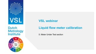 Webinar Liquid flow meter calibration | PDF