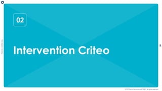 Thereisabetterway
28
OCTO Part of Accenture © 2020 - All rights reserved
Intervention Criteo
02
 