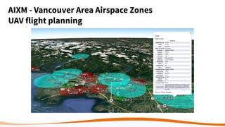 AIXM - Vancouver Area Airspace Zones
UAV flight planning
 