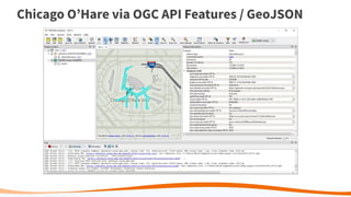 Chicago O’Hare via OGC API Features / GeoJSON
 