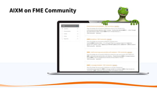 AIXM on FME Community
 