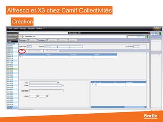 Alfresco et X3 chez Camif Collectivités

Intégration X3 : dépôt

Création

24

 