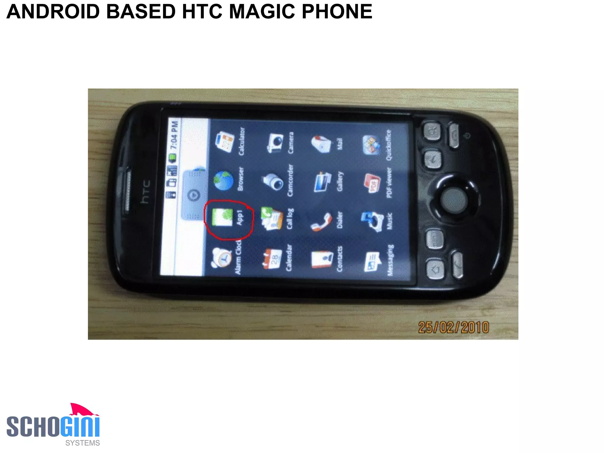 ANDROID BASED HTC MAGIC PHONE 