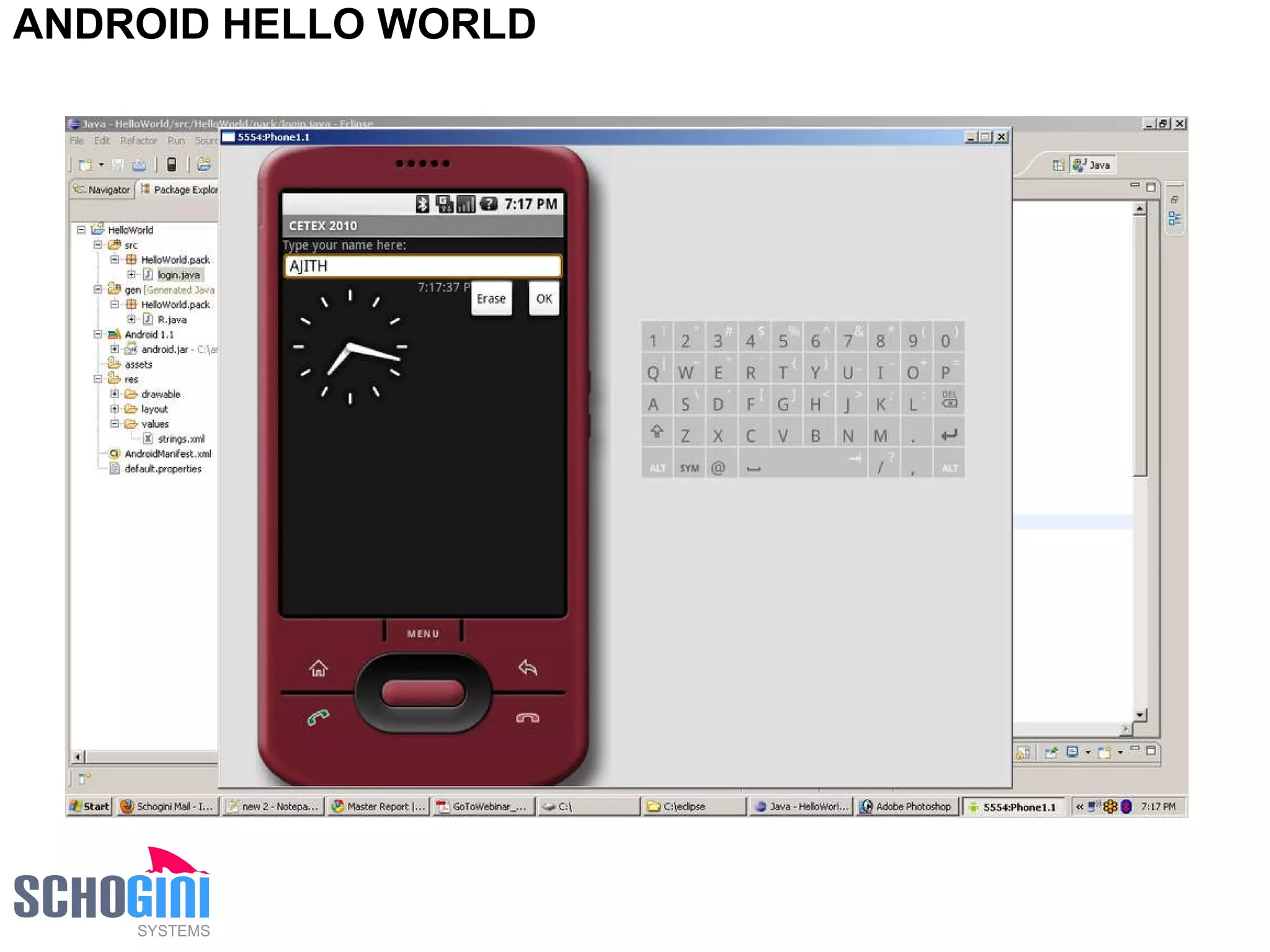 ANDROID HELLO WORLD 