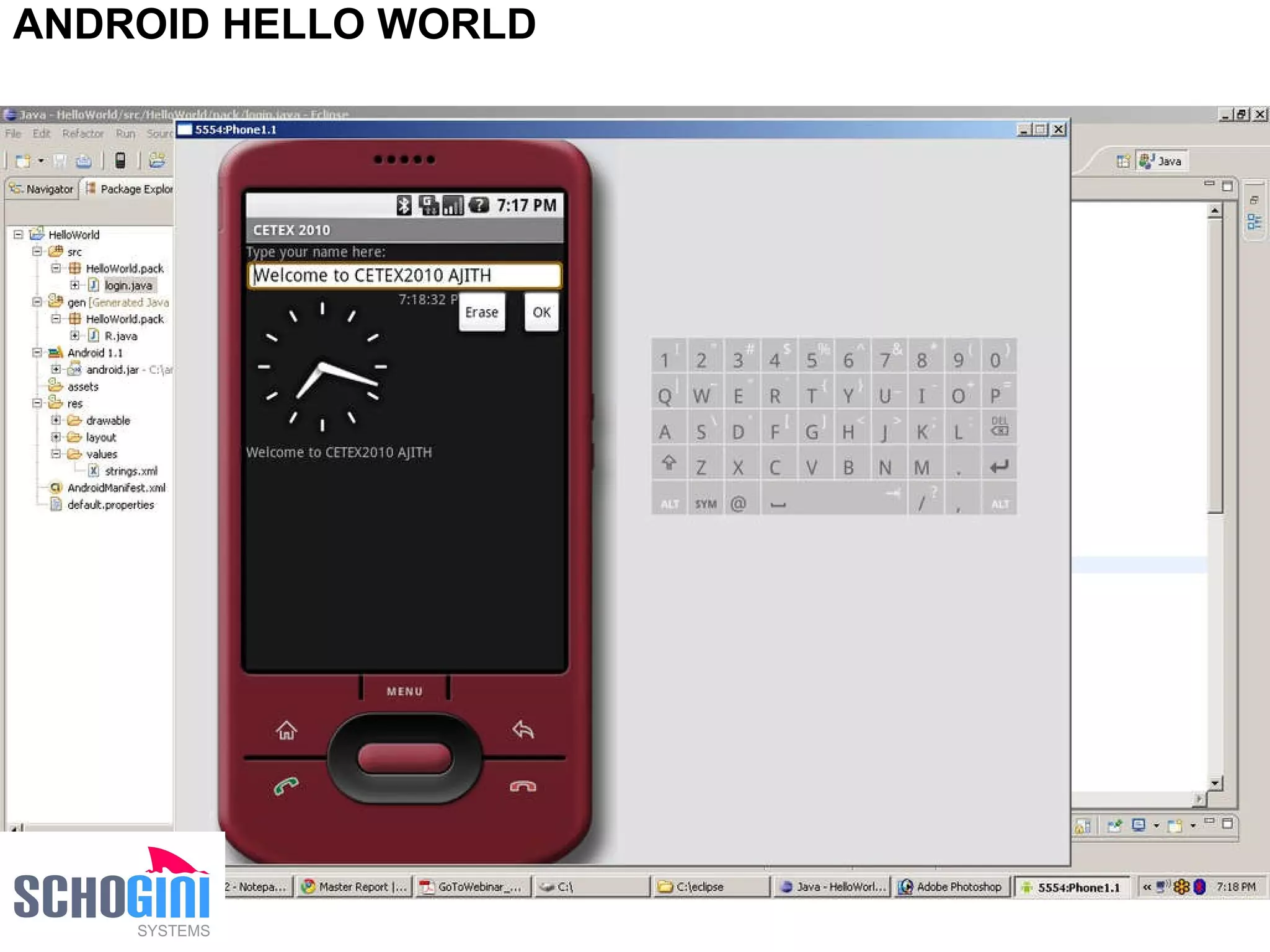 ANDROID HELLO WORLD 