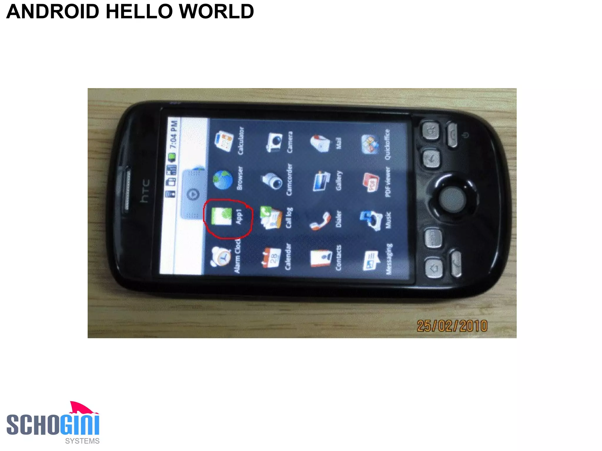 ANDROID HELLO WORLD 