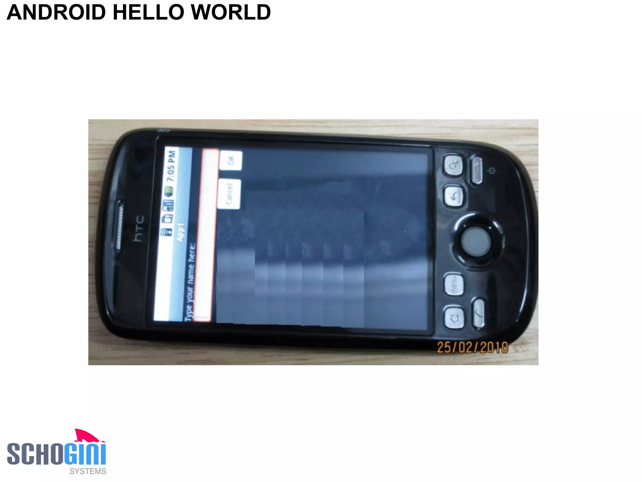 ANDROID HELLO WORLD 