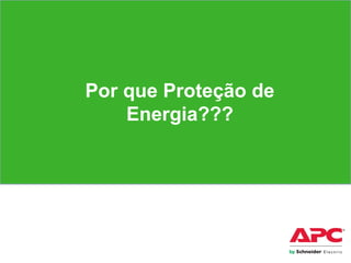 Capítulo II
Por que Proteção de
Energia???
 