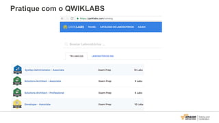 Pratique com o QWIKLABS
 