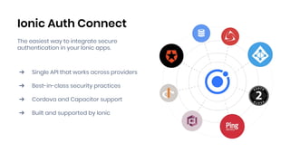 Ionic Auth Connect: Single Sign-on Made Easy | PDF