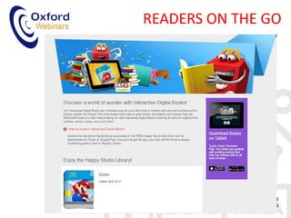 BE SMART, GET MOBILE
ABEL GALVEZ BENITO OCTOBER 2015
READERS ON THE GO
 