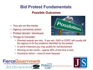 FED GOV CON - Bid Protest Fundamentals | PPT