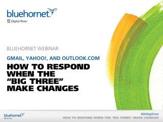 On Demand Webinar: How to Respond When the "Big Three" Make Changes