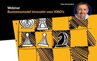 Webinar
Businessmodel innovatie voor Ѱ’s
Peter Desmyttere
 