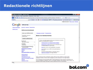 Redactionele richtlijnen
 