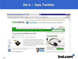 Do’s – tips Twitter

110

 