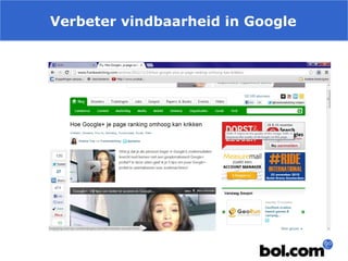 Verbeter vindbaarheid in Google

 