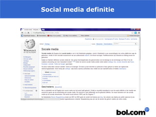 Social media definitie

 