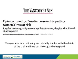 Many experts internationally are painfully familiar with the details
of the trial and have to stay on guard to respond.
 