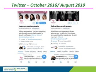 Twitter – October 2016/ August 2019
 