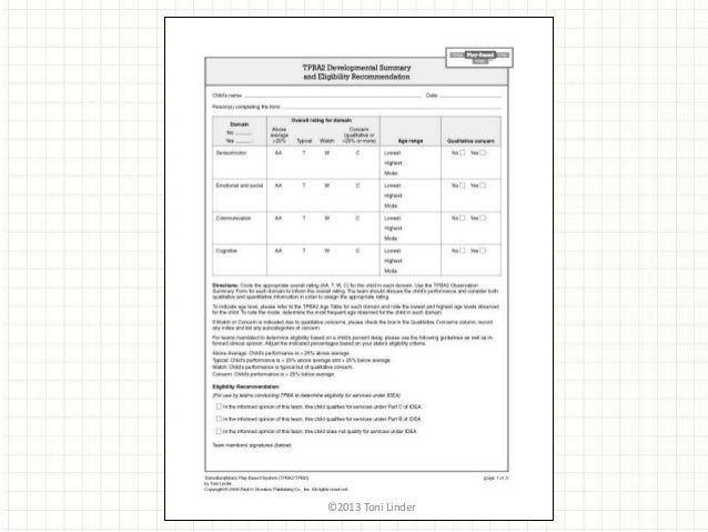 Who used play as an instrument to observe the child development image