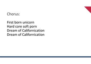 Learn English with a song - Californication | PPT