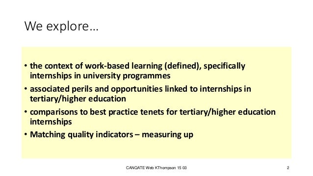 best undergraduate internships