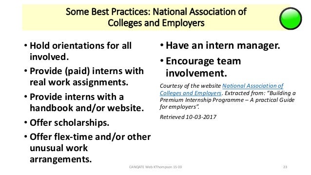 best undergraduate internships