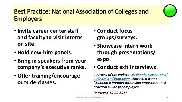 best undergraduate internships