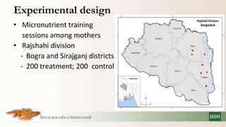 Can micronutrient training create women’s demand for high-zinc rice? The case of Bangladesh