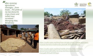 Gender and climate risk management: Evidence of climate information use in Ghana