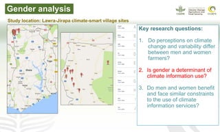 Gender and climate risk management: Evidence of climate information use in Ghana