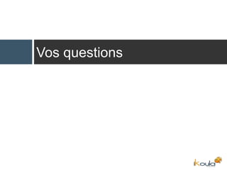 Vos questions
 