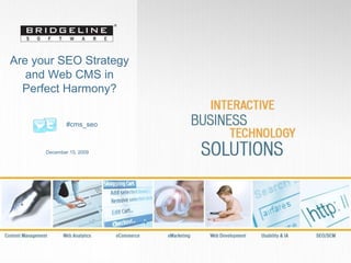 Are your SEO Strategy and Web CMS in Perfect Harmony? 