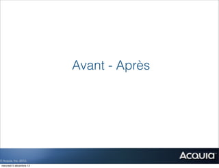 Avant - Après




© Acquia, Inc. 2012.
 mercredi 5 décembre 12
 