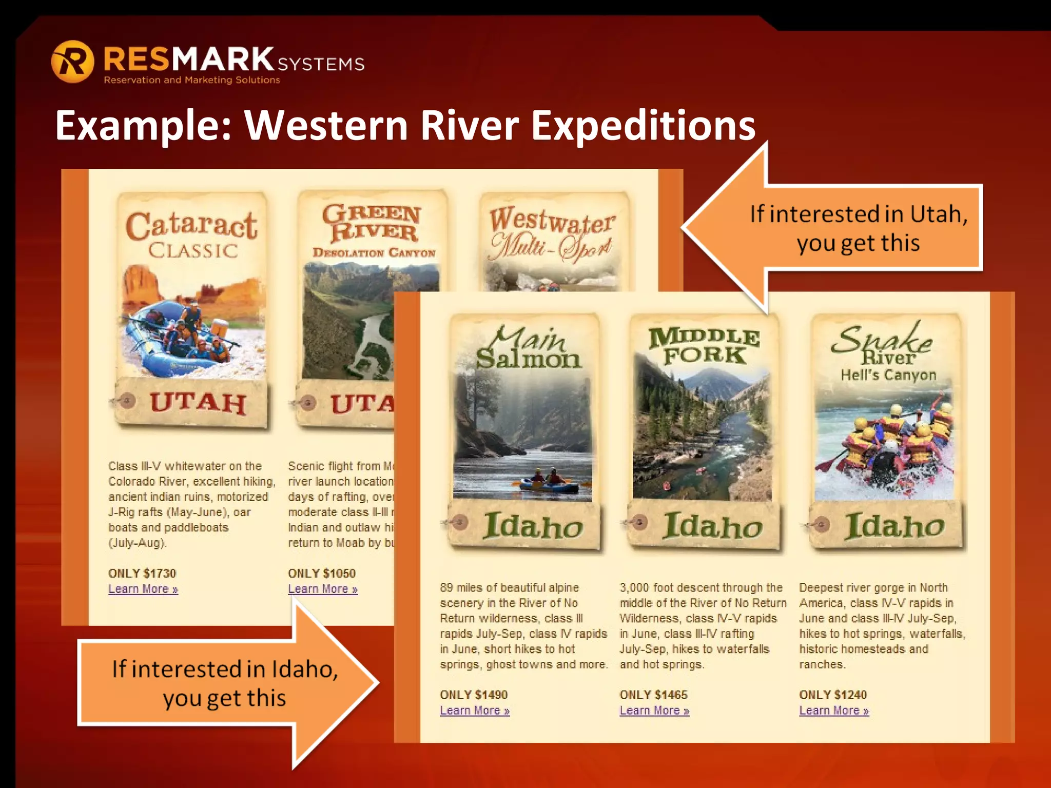 Example: Western River Expeditions 