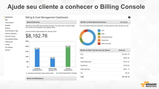 Ajude seu cliente a conhecer o Billing Console
 