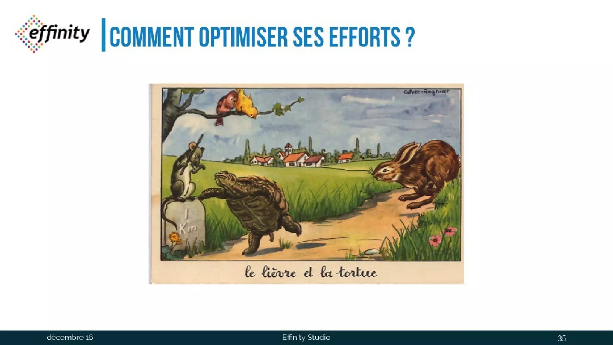 Comment optimiser ses efforts ?
1 déc. 2016 Effinity Studio 35
 