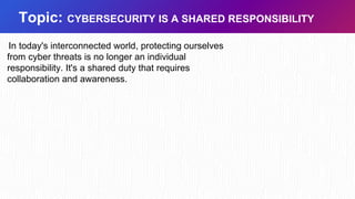Webinar_Cybersecurity is a shared responsibility presentation | PDF
