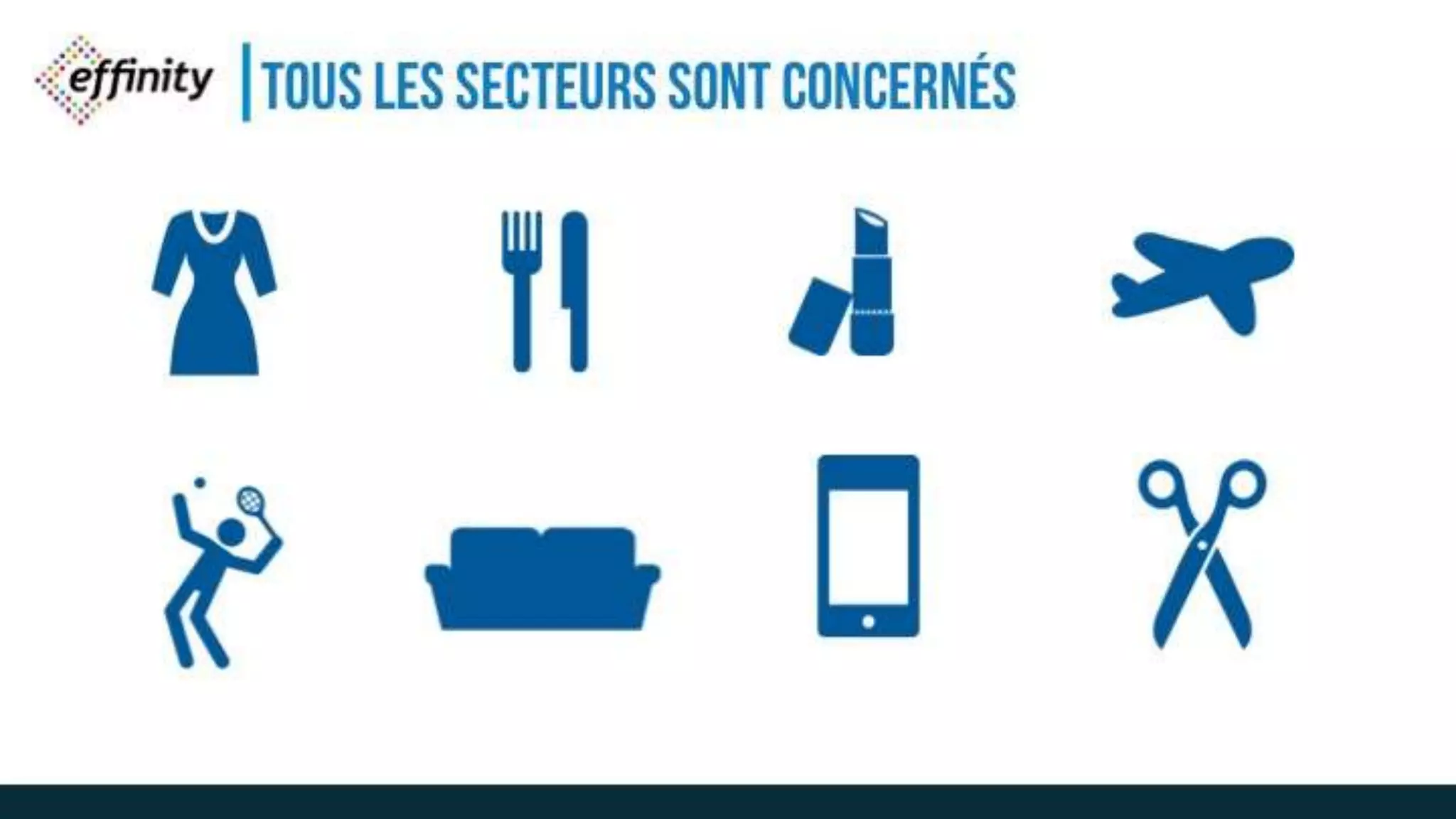 TOUS LES SECTEURS SONT
CONCERNÉS
 