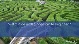 Wat zijn de uitdagingen om te beginnen?
 