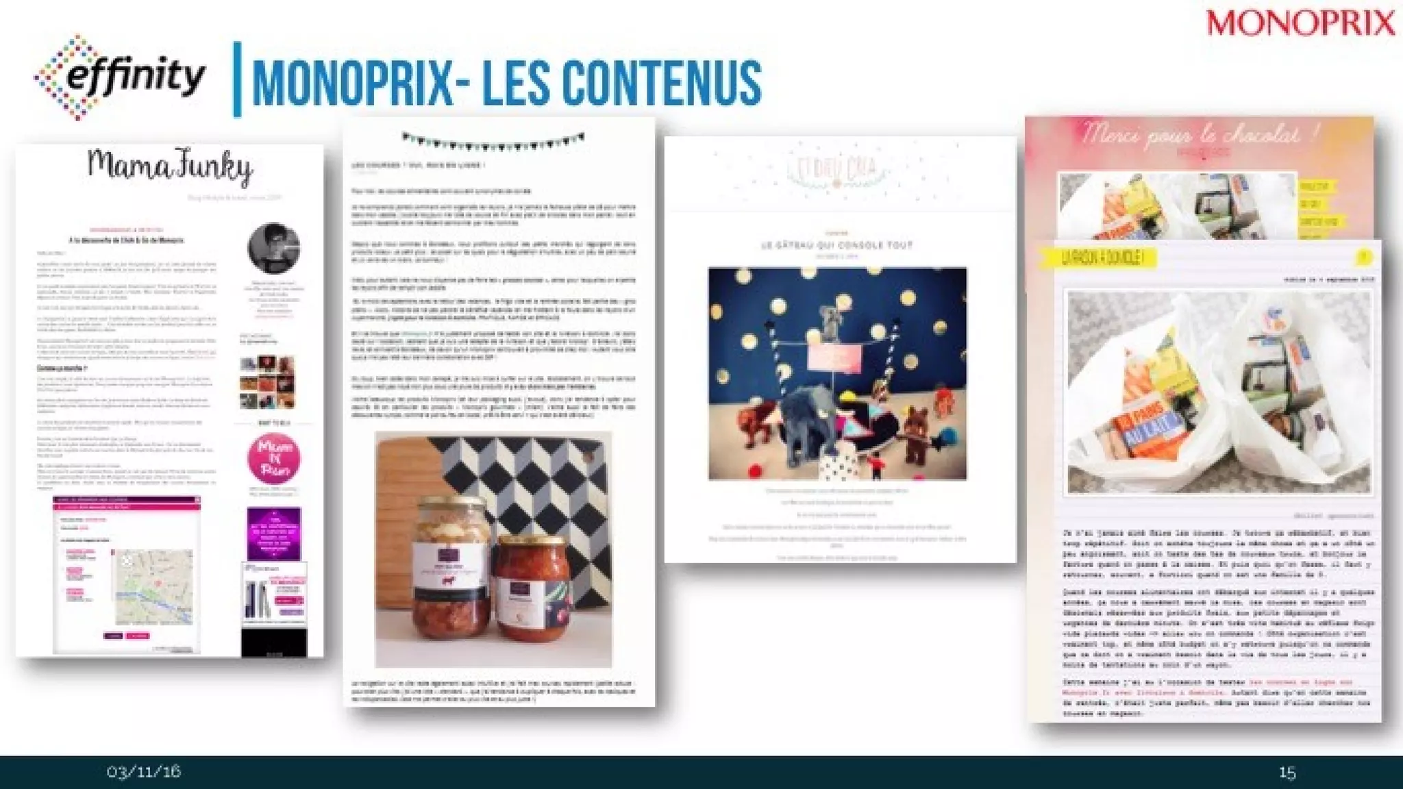 monoprix- les contenus
03/11/16 15
 