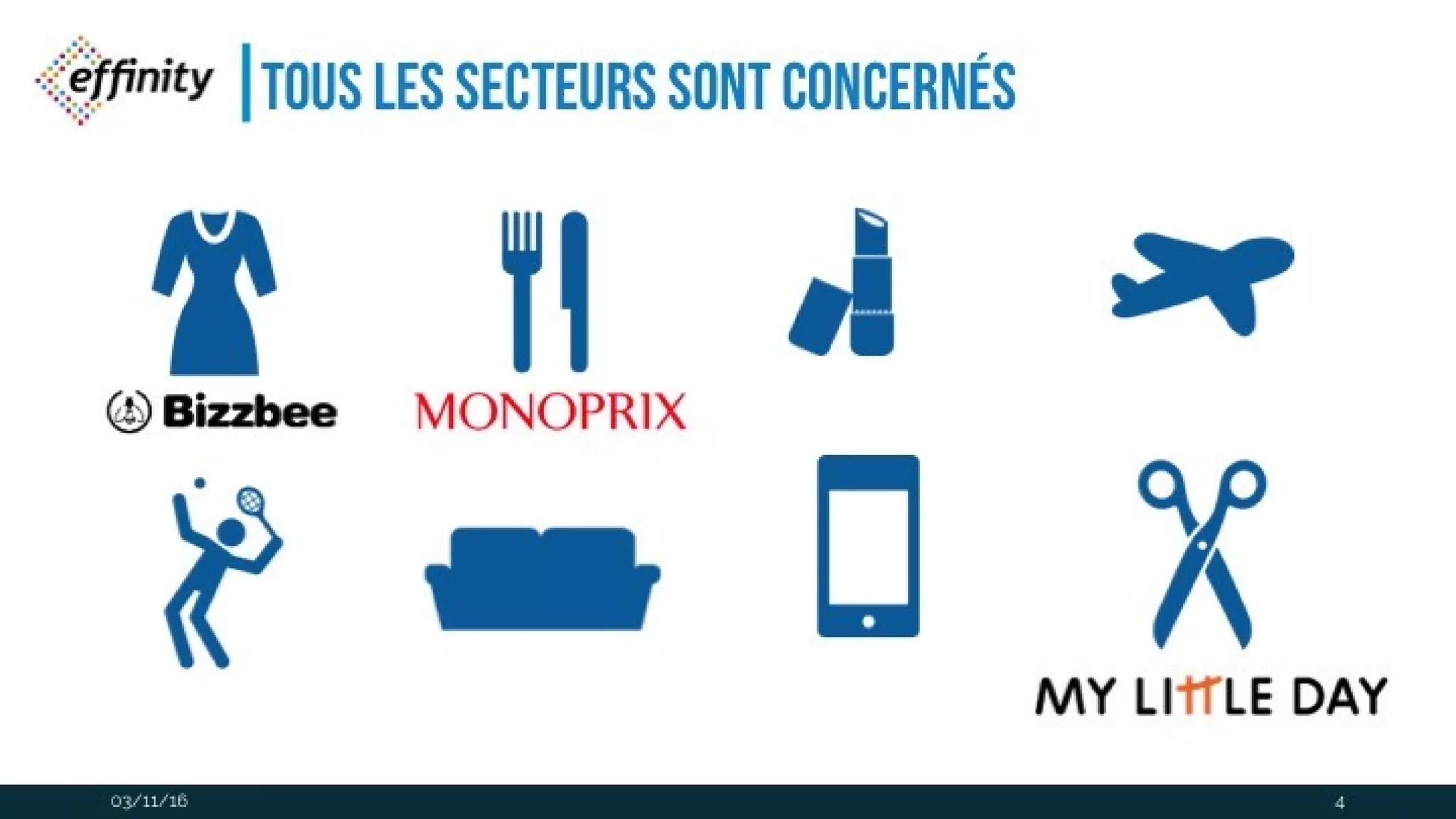 Tous les secteurs sont concernés
03/11/16 4
 