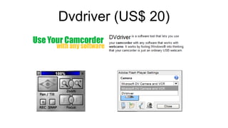 Dvdriver (US$ 20)
 