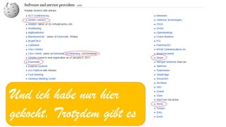 Und ich habe nur hier gekocht. Trotzdem gibt es  