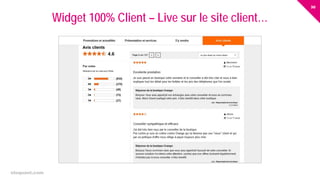 30
eloquant.com
Widget 100% Client – Live sur le site client…
 
