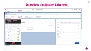 eloquant.com
 31
#forumeloquant2019
En pratique : Intégration Salesforce
 
