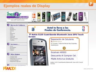 www.pimod.com
Ejemplos reales de Display
 
