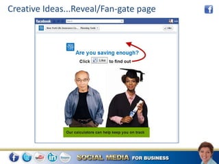Creative Ideas...Reveal/Fan-gate page
 